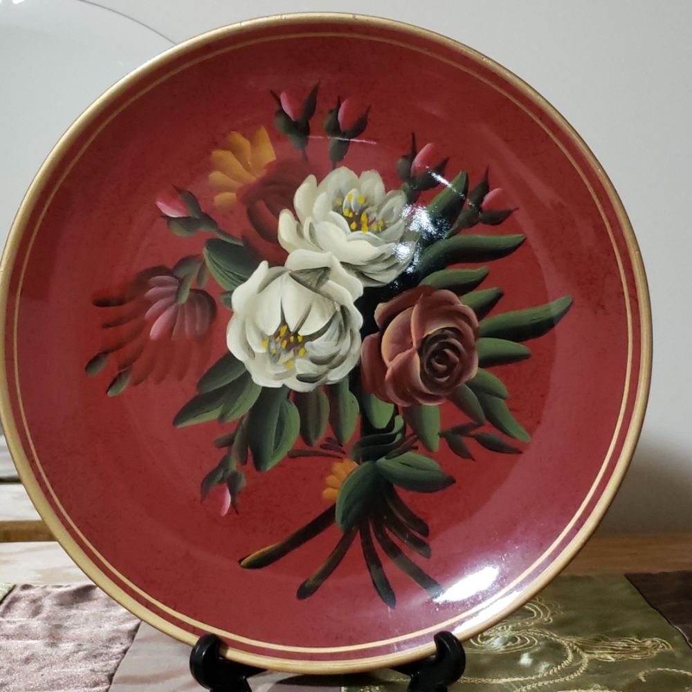 Plate decorative